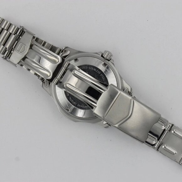 Tag Heuer 669.206 WE2110 Mens 2000 Series Automatic Watch Black Silver BA0300 - Picture 5 of 10